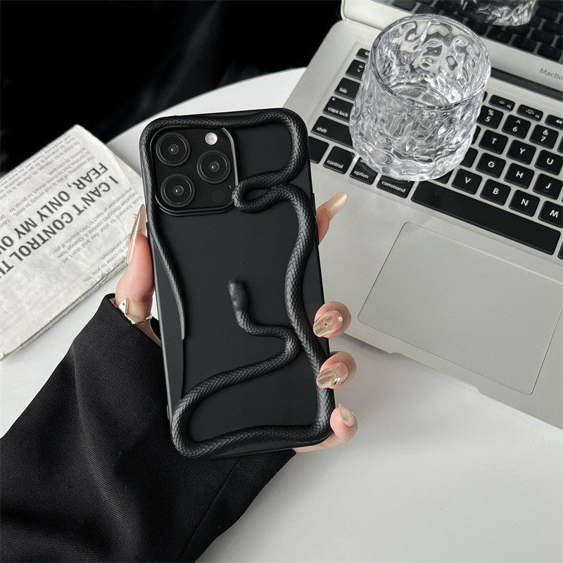 Glossy Hollow Snake Phone Case