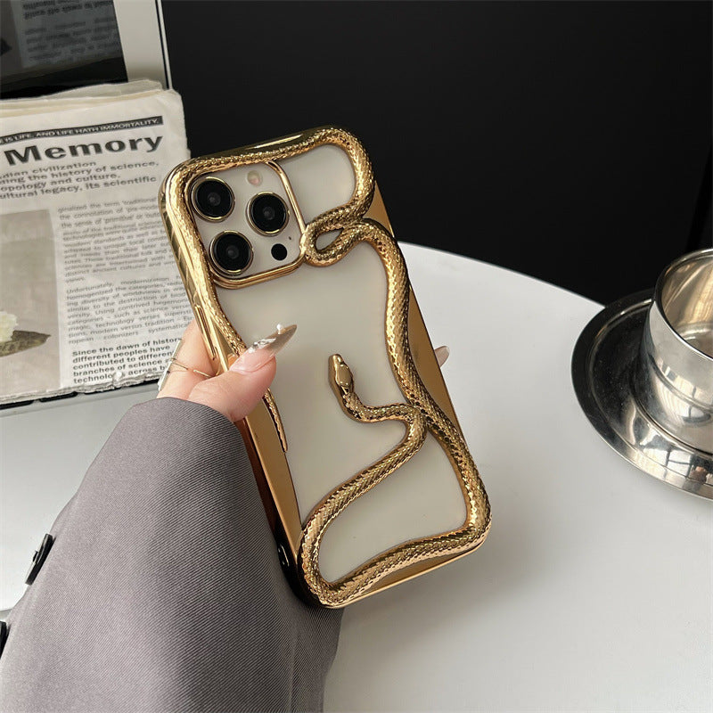 Glossy Hollow Snake Phone Case