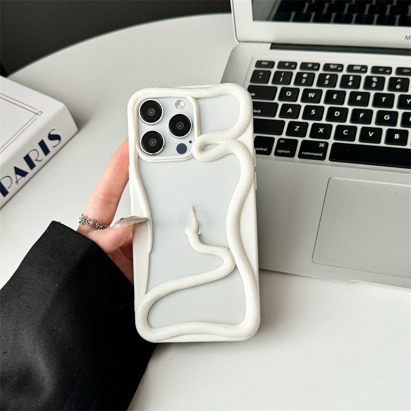 Glossy Hollow Snake Phone Case