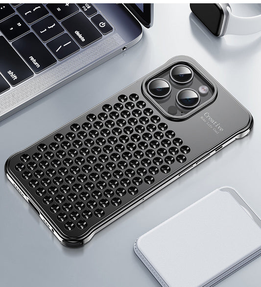 Metal Hollow Heat Dissipation Phone Case