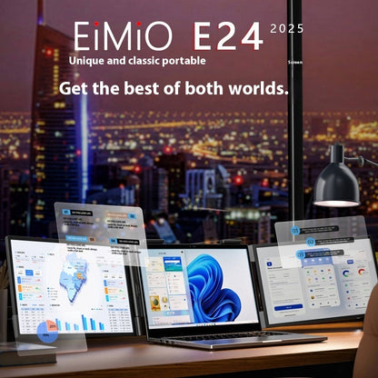14-inch Dual-screen Portable Display for Laptops 1080p hd