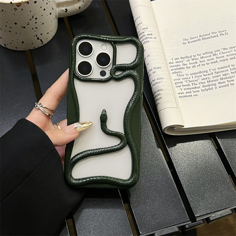 Glossy Hollow Snake Phone Case