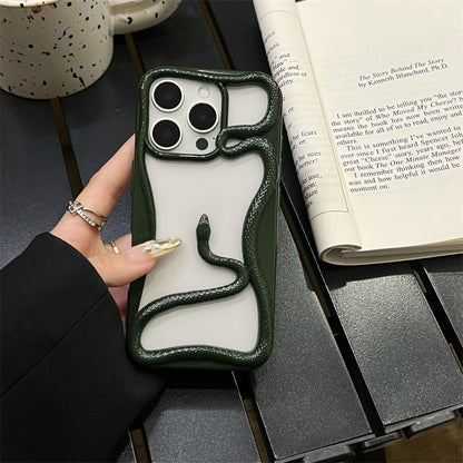 Glossy Hollow Snake Phone Case