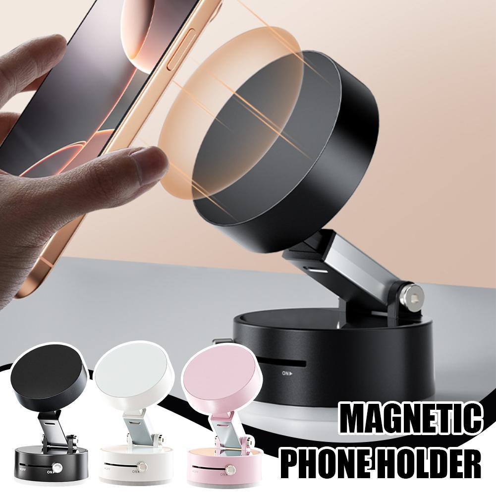 Magnetic Phone holder with Foldable Suction Cup