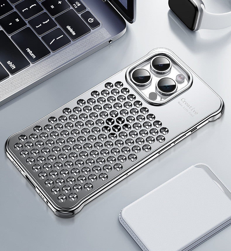 Metal Hollow Heat Dissipation Phone Case