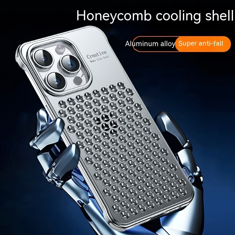 Metal Hollow Heat Dissipation Phone Case