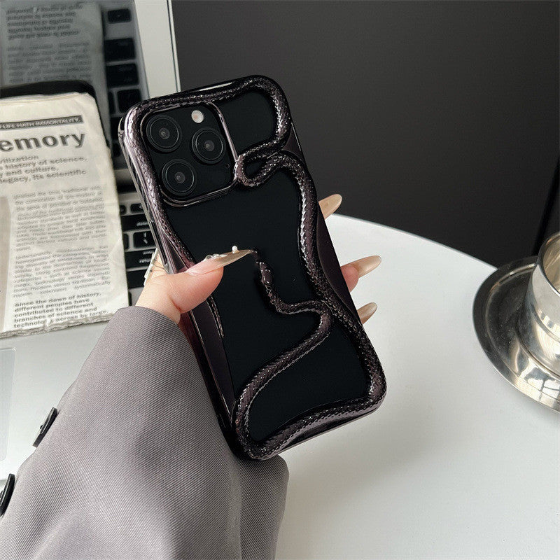 Glossy Hollow Snake Phone Case